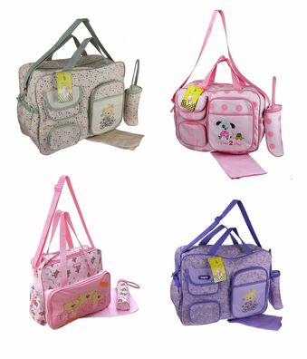 3 tlg Baby XL Wickeltasche Pflegetasche Windeltasche Babytasche Farbauswahl