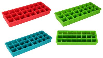 Silikon Eiswürfelform Eiswürfel Quadrat Jumbowürfel für 24 Eiswürfelbereiter
