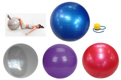 Gymnastikball Sitzball Fitnessball Farben Größen wählbar Gummiball Sport Ball