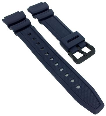 Casio Uhrenarmband AE-1000W | AE-1100W Resin Replacement Band blau