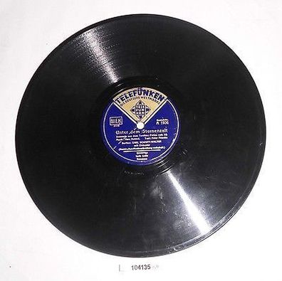 Schellackplatte "Isola Bella" + "Unter dem Sternenzelt" um 1930 (104135)