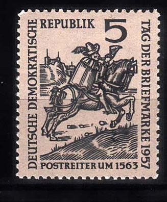 1957 Tag d. Briefmarke DDR 600 postfrisch