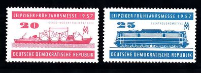 1957 Leipziger Frühjahrsmesse DDR MiNr. 559-60 postfrisch
