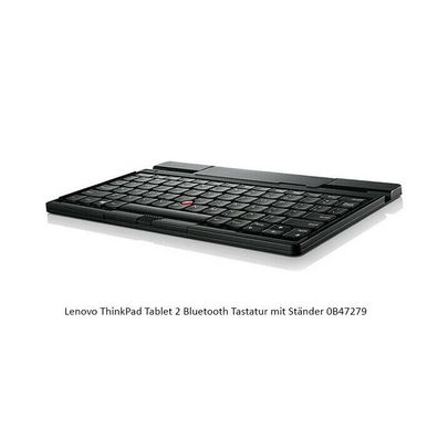 Lenovo ThinkPad Tablet 2 Bluetooth Tastatur (0B47279 ) mit Ständer, Deutsch