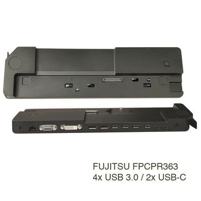 FPCPR363 Fujitsu Docking Station inkl. 90W Netzteil, E5x8 family Lifebook U7