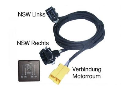 Kabelbaum Nebelscheinwerfer NSW VW Golf II 2 inc Relais Nachrüstung Kabelsatz