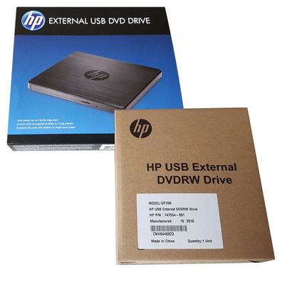 HP USB Externes DVDRW-Laufwerk, GP70N, P/ N 747554 - 001