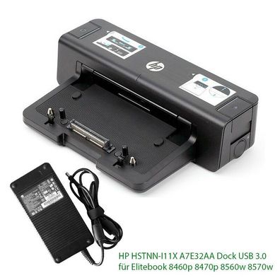HP Dock HSTNN-I11X 230W für HP EliteBook 8440p, 8460p, 8470p, 8540p, 8540w