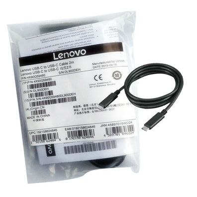 Lenovo 4X90Q59480 USB-C Kabel - 2 m, USB-C (M) bis USB-C (M)