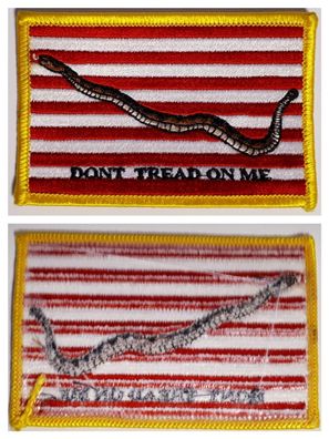 Patch USA Rattle Snake - Navy Jack Flag
