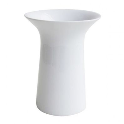 Vase weiss D.12 cm H.16 cm