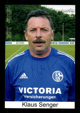 Klaus Senger FC Schalke 04 FOTO Original Signiert + A 215510