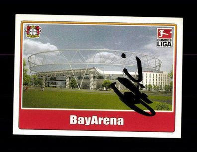 Unbekannt Bayer Leverkusen Topps Sammelbild Original Signiert + A 215911
