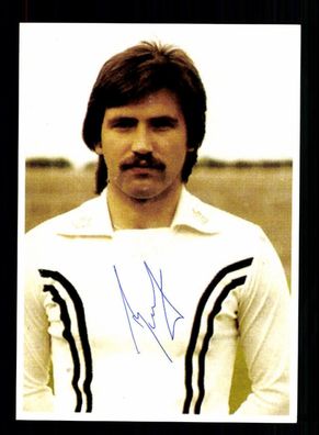 Klaus Beverungen Autogrammkarte Eintracht Frankfurt Spieler 70er Jahre Orig Sign