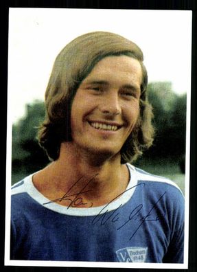 Hans Walitza Autogrammkarte VFL Bochum Spieler 70er Jahre Original Signiert