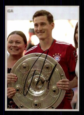 Sebastian Rudy Autogrammkarte Bayern München Deutscher Meister Original Signiert