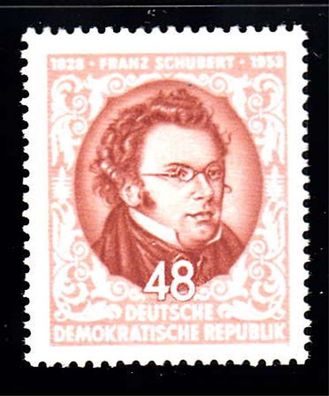 1953 DDR Franz Schubert MiNr. 404, postfrisch