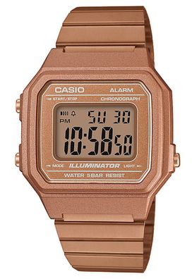 Casio Collection Uhr | Digital Tagesalarm Edelstahlband B650WC-5AEF