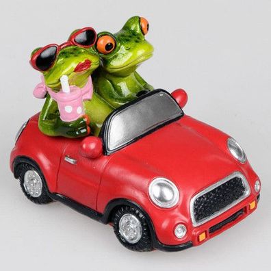 Formano Froschpaar im Auto Paar Frosch Cabrio Sommer Deko