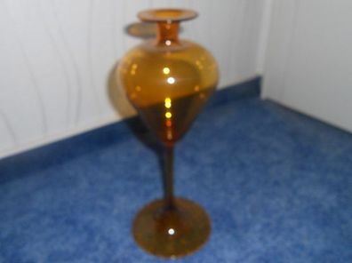 sehr schöne Vase aus Lauscha-- besondere Form-mundgeblasen - 27,5cm