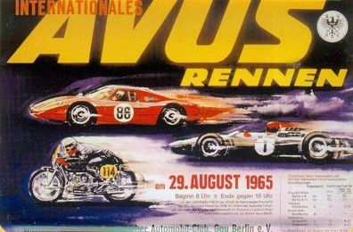 Internationales Avus Rennen 29. August 1965
