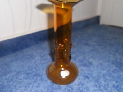 sehr schöne Vase aus Lauscha-- besondere Form- mundgeblasen- 16 cm
