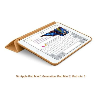Apple iPad Mini 1, 2, 3 Smart Case 7,9" ME706ZM/ A, Braun Lederhülle Neu in OVP
