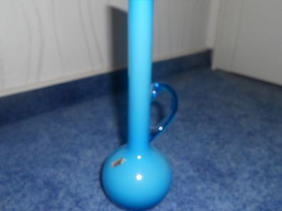 schöne kleine Vase - Friedrich Kristall - blau - Höhe 21cm