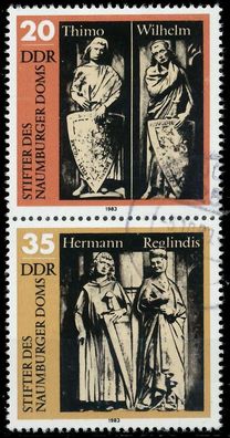 DDR Zusammendruck Nr SZd258 gestempelt SENKR PAAR X188472