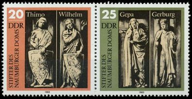 DDR Zusammendruck Nr WZd568 postfrisch WAAGR PAAR SC49506