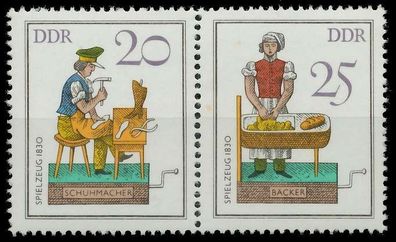 DDR Zusammendruck Nr WZd552 postfrisch WAAGR PAAR SC494CA