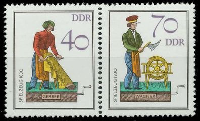 DDR Zusammendruck Nr WZd555 postfrisch WAAGR PAAR SC494BE