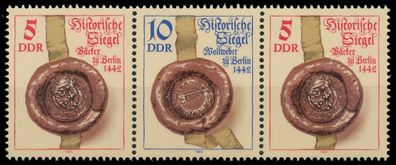 DDR Zusammendruck Nr WZd604 postfrisch 3ER STR SC49726