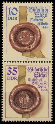 DDR Zusammendruck Nr SZd267 postfrisch SENKR PAAR SC4976E