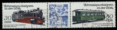 DDR Zusammendruck Nr WZd577 gestempelt 3ER STR X196026