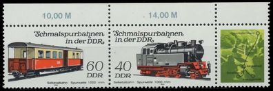DDR Zusammendruck Nr WZd587 postfrisch 3ER STR ORA X1960B2