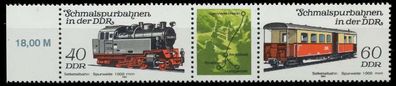 DDR Zusammendruck Nr WZd583 postfrisch 3ER STR SRA X1960D6