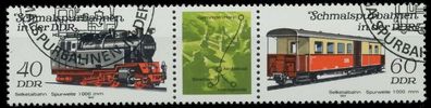 DDR Zusammendruck Nr WZd583 gestempelt 3ER STR X1960DE