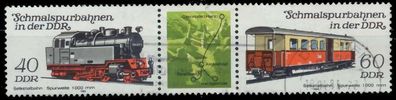 DDR Zusammendruck Nr WZd583 gestempelt 3ER STR X1960FA