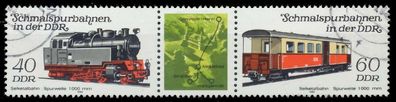 DDR Zusammendruck Nr WZd583 gestempelt 3ER STR X196106