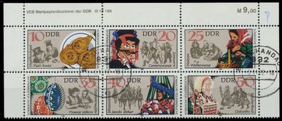 DDR 1982 6ER BLOCK Nr 2716-2721 postfrisch X19613A