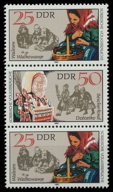DDR Zusammendruck Nr SZd 253 postfrisch 3ER STR SC591EE