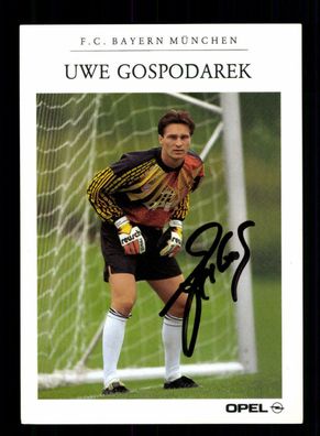 Uwe Gospodarek Autogrammkarte Bayern München 1993-94 2. Karte Original Signiert