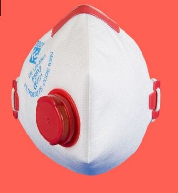 10 Stück Atemschutzmaske FFP3 mit Ventil NR EN149:2001