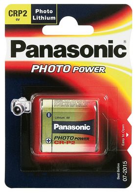 Panasonic - CRP2 - 6 Volt 1400mAh Photo Lithium