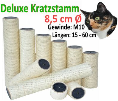 Kratzbaum Ersatzstamm Ersatzteil Kratzstamm Katzenkratzstamm Sisal M10 -8,5 cm Ø
