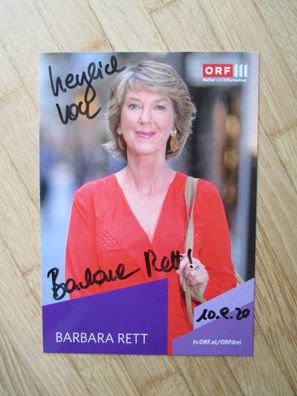 Dancing stars ORF Fernsehmoderatorin Barbara Rett - handsigniertes Autogramm!!