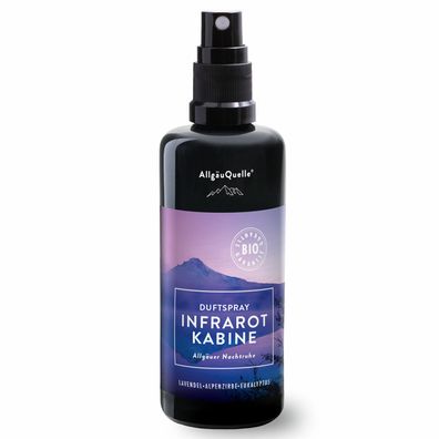 BIO Infrarotkabinen Duft Spray Nachtruhe Alpenzirbe Lavendel Eukalyptus 100ml