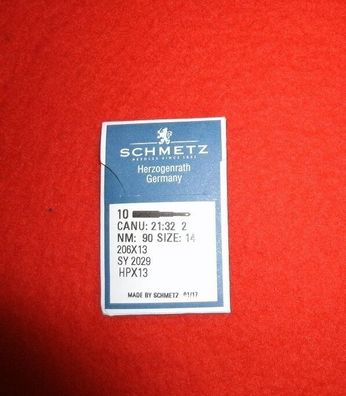 Schmetz-Flachkolbennadel 206x13,