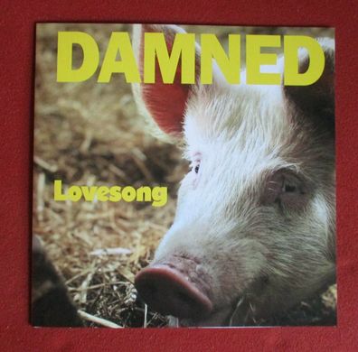 Damned / Razor Smilez - Lovesong Vinyl Split-EP farbig GB-Edition
